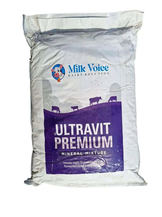 Ultravit Premium Mineral Mixture Powder for Animals packaging.