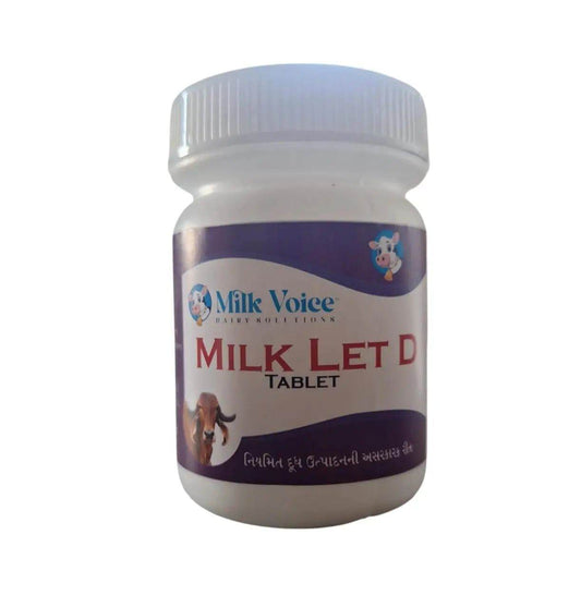 Milk Let D Tablets – Boost Milk Letdown in Cows and Buffaloes - Milk Voice Dairy Solutions 